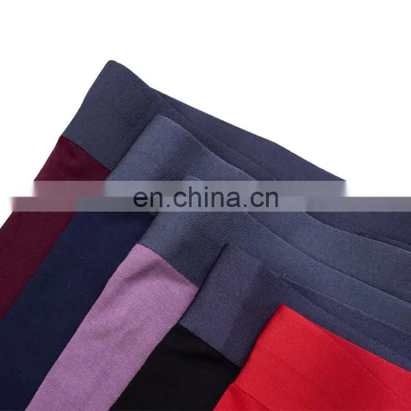 Modal Solid Color Breathable Seamless Boxer Factory Direct Men's Underwear photo-5