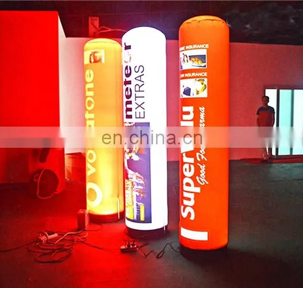 Customized Advertising Inflatable LED Lighted Tube /Inflatable Column /Inflatable Pillar For Event Decoration photo-4