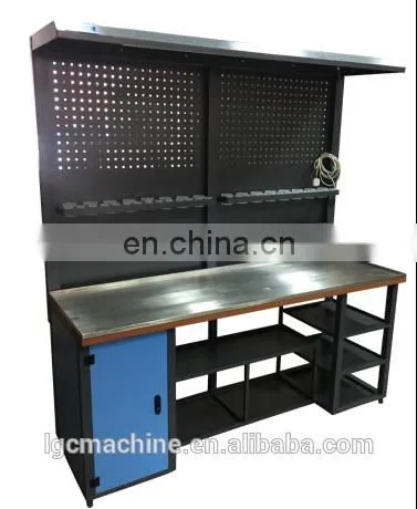 Diesel Service Center Basic Workbench Extended Type Stainless Steel Fabrication Work Table With Under Shelf photo-2
