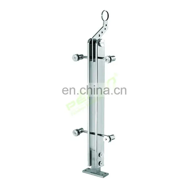 Factory Cheap Price Glass Post Handrails Stainless Steel Glass Railing Balustrade Wholesale In China photo-3
