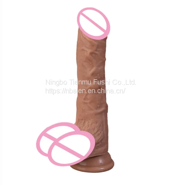 2021 New Arrival Double Layer Silicone Sex Products Toys Female Big Huge Realistic Dildo photo-4