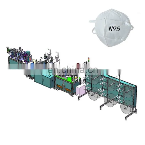 Automatic Mask Making Machine N95 Mask Making Machine Fish Medical Surgical Mask Making Machines photo-2