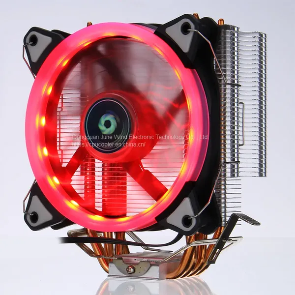 LIUYUEFENG X410 CPU Cooler 4 Heat Pipes With Colour Fan 3pin 120mm CPU Fan for Computer LGA775/115x/1366 AM2/AM3/AM4 photo-4