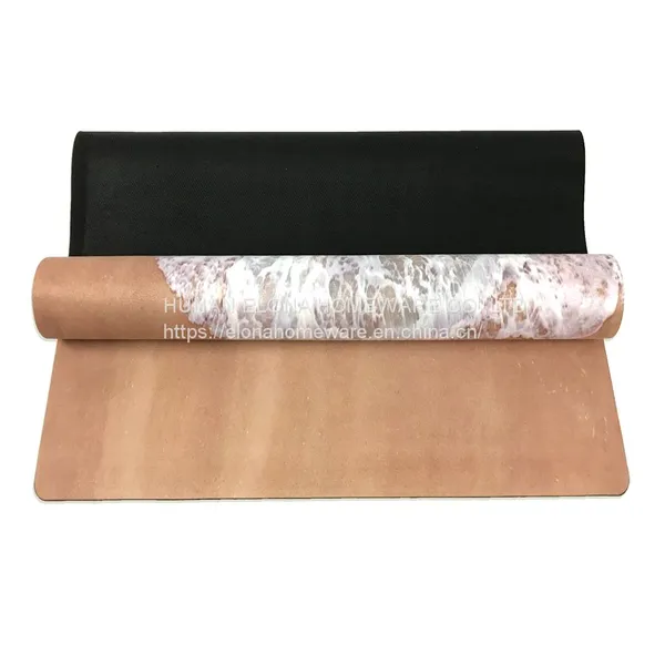 Custom Dye Sublimation Fabric Rubber Yoga Mats Supplier photo-3