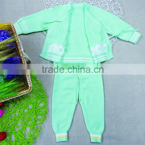 0-1year Cheap Wash Cotton Knitted New Born Baby Cardigan Underwear for Winter photo-3