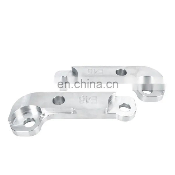 Generic Aluminium Product 6061 Tuning Drift Lock Adapter Kit Increasing Turn Angle 25% for BWM E46 Silver photo-3