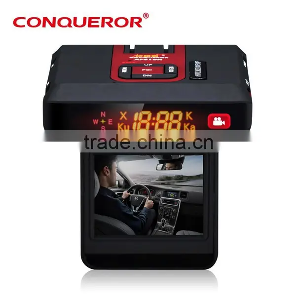 HD Full 1080P Camera Car Dvr With Radar Detector and GPS New 3 in 1 Car Anti Speed Laser Radar Products photo-4