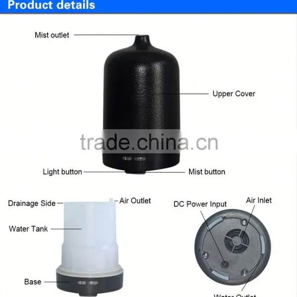 100ml Ceramic Ultrasonic Aroma Diffuser Essential Oil Diffuser Aromatherapy Air Purifiers Wholesale photo-5