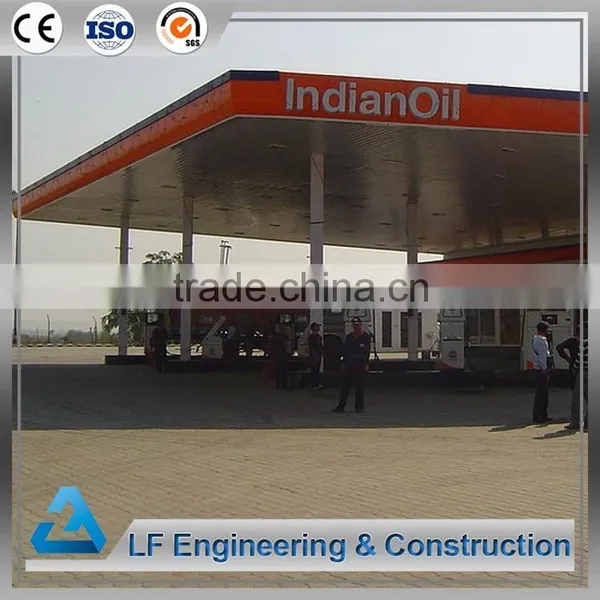 High Strength Steel Structure Gas Station With Easy Stallation photo-2