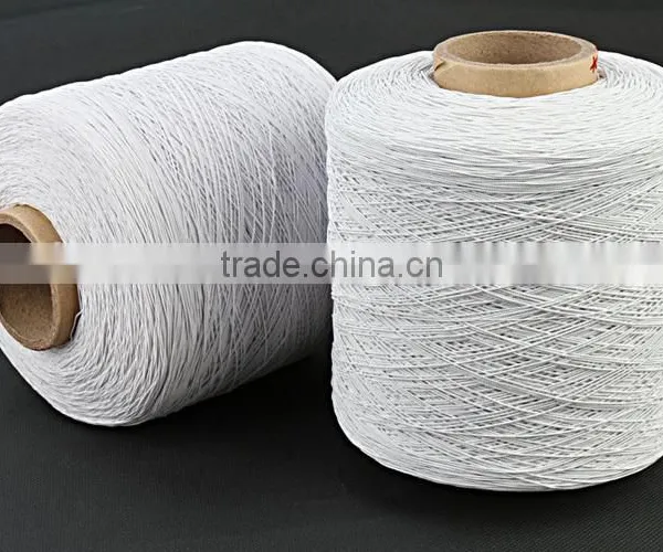 Eco-friendly White Spandex Elastic Thread Used Sports Socks photo-3