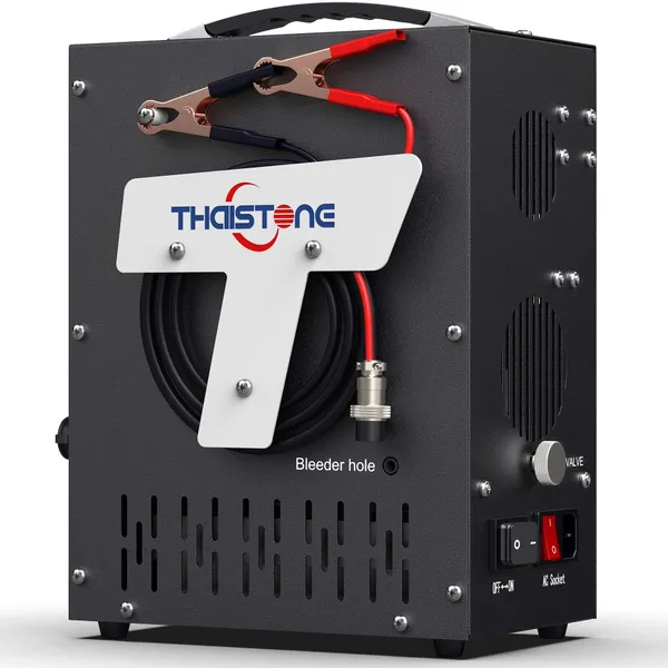 Thaistone 4500Psi 30Mpa 12V 110/220 AC Electric Pump High Pressure Air Compressor Mini Dive Compressor 250W