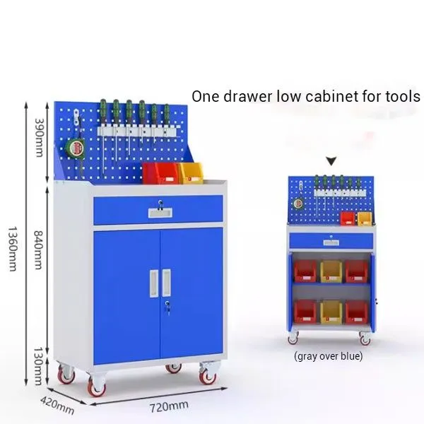 Hengna Rolling Tool Trolley with Lightning Locks and Adjustable Shelves – Efficient Storage for Appliance Repair Centers, Model T-1100