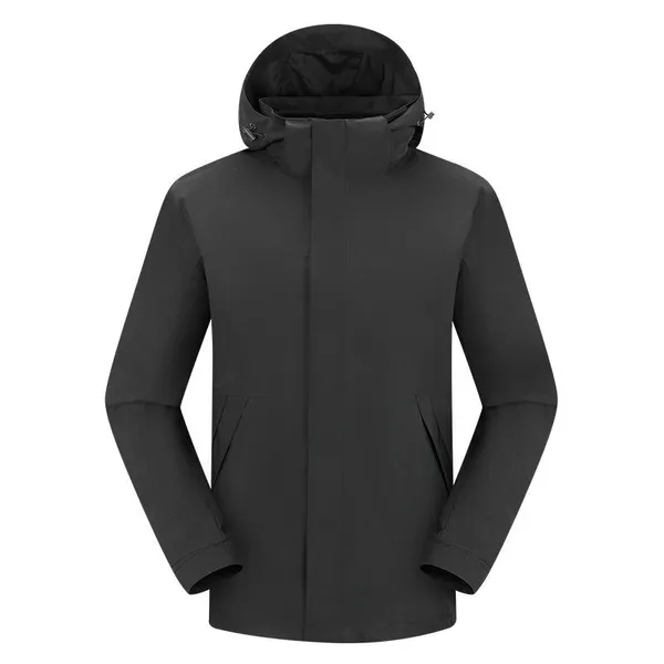 New Adhesive Outdoor Three in One Charging Clothes, Detachable Two-piece Waterproof and Windproof, Winter Stand for Men and Women photo-2
