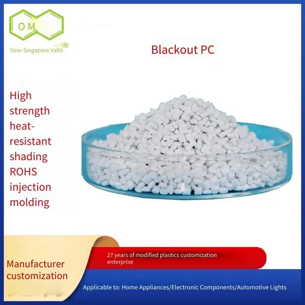 factory-supplied light-blocking pc for electronic components, high-strength and heat-resistant
