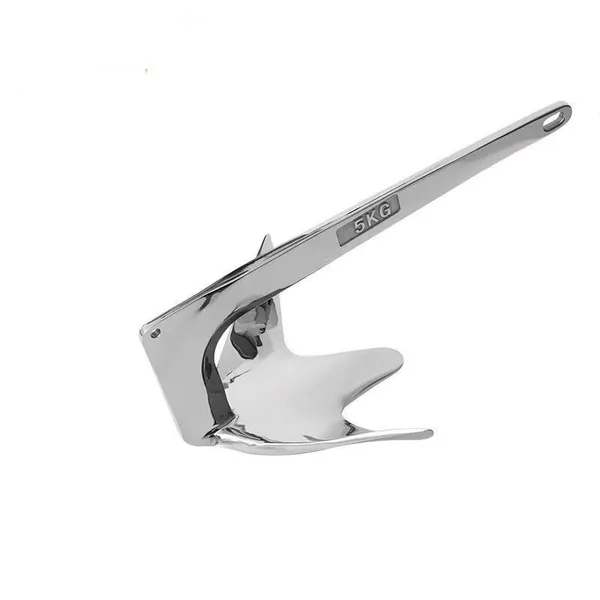 Heavy Duty Marine Grade Polished 316 Stainless Steel Bruce Style Claw Force Boat Anchor photo-5
