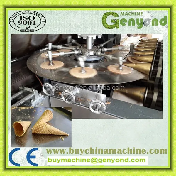 Shanghai Automatic Ice Cream Wafer Sugar Cone Maker Machine Production Line for Making Ice Cream Cone photo-3