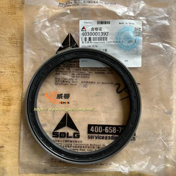ORIGINAL SDLG SEALING RING 4030001392 APPLY FOR SDLG MOTOR GRADER G9200 G9220