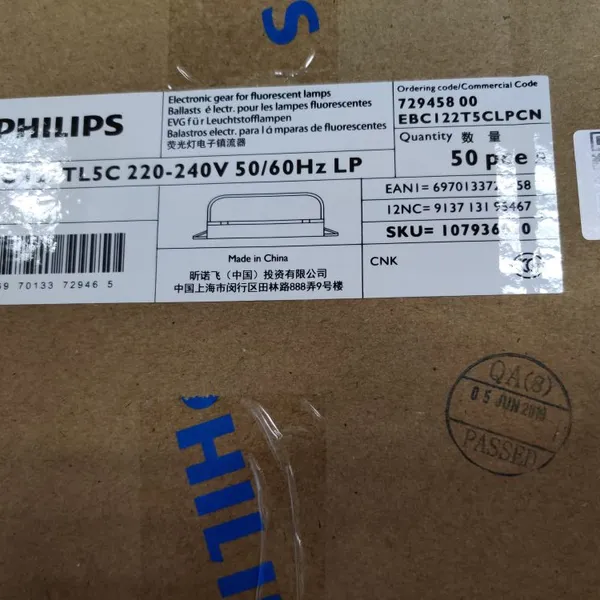 PHILIPS EB-CI T8Fluorescent Lamp Ballast 36W-18W photo-3