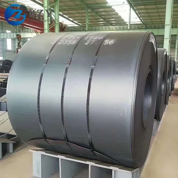 Hot Cold Rolled S235jr S345jr Carbon Steel Coil For Building Material EN10025 Black Iron Coil Export High Quality photo-3