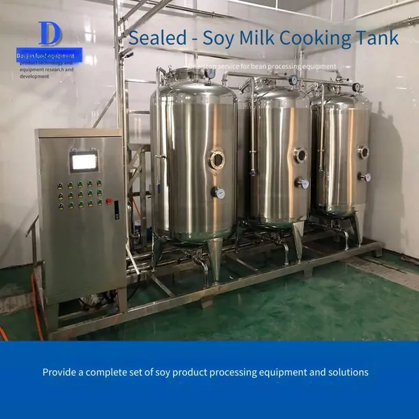 Automated Soybean Milk Cooking Tank, Stainless Steel Sealed Type, Steam-heated, Micro-pressure Tank With Good-tasting Soybean Milk photo-4