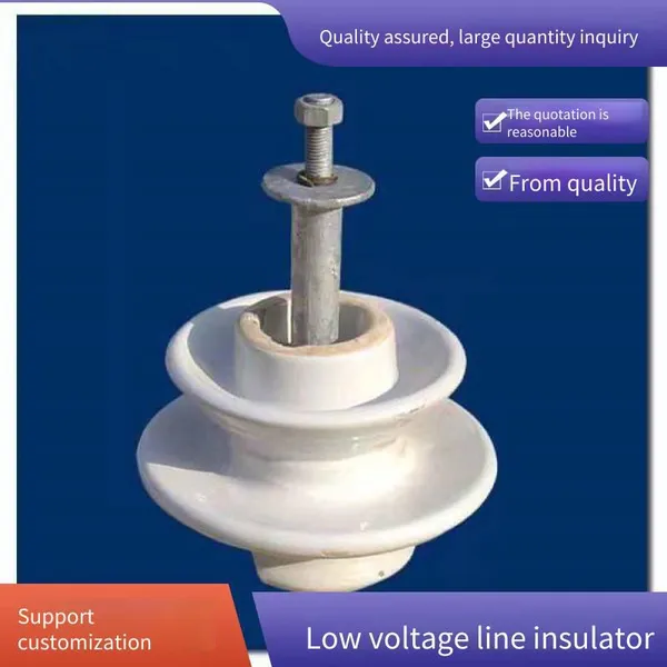 Electric Porcelain Tension Insulator Ceramic for Guy Wire Low Voltage Factory Price photo-2