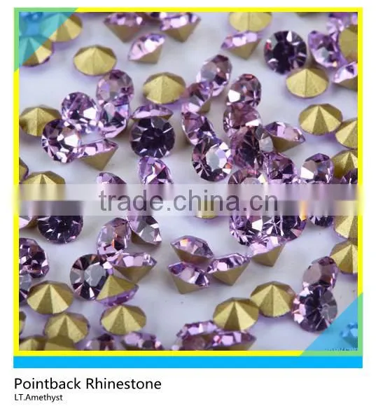 Chatons 888 LT.Topaz Crystal Round Ss10 21pp 1 Gross 144 Pcs photo-5