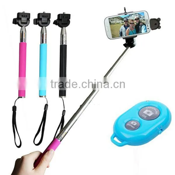 Cheap Selfie Stick ,monopod Selfie Stick Rubber Capmonopod Bluetooth Pod for Cellphone photo-3