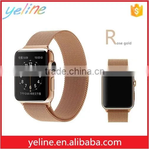Milanese Material With Magnetic Button for Apple Watch Bands photo-6