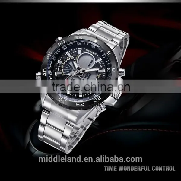 2015 Youngs Wristwatch / White Youngs Watch / Simple Youngs Watch Dial and Stainless Steel Band MIDDLELAND Watch Manufacturer photo-3