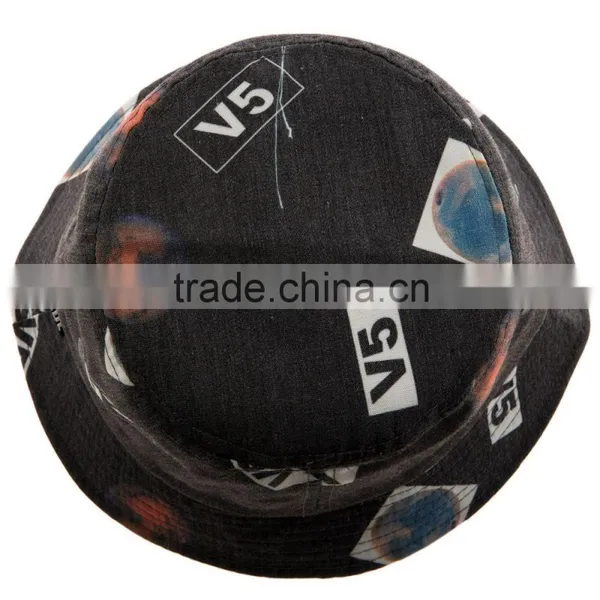 Vintage Denim Casual Bucket Hats Mens Custom Bucket Hats Bulk photo-4