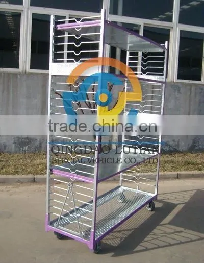 Flower Display Rack, Muoti Purpose Trolley, Flower Shipping Cart, Danish Trolley, Danish Cart, Dutch Trolley