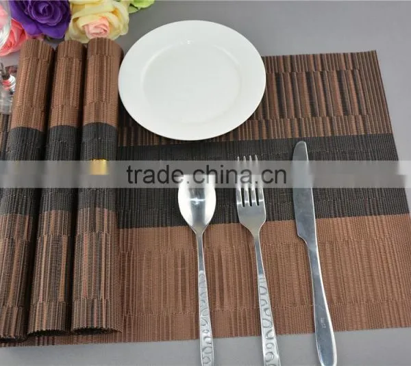 PVC Insulation Kitchen Placemat Table Decoration Washed Clean Breakfast Lunch Dinner photo-3