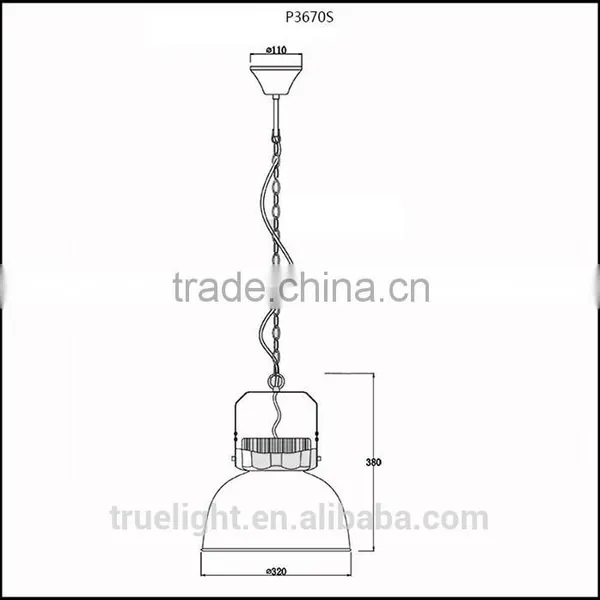 Vintage Industrial Steel Pendant Lamp for Shop Decor China Supplier photo-2