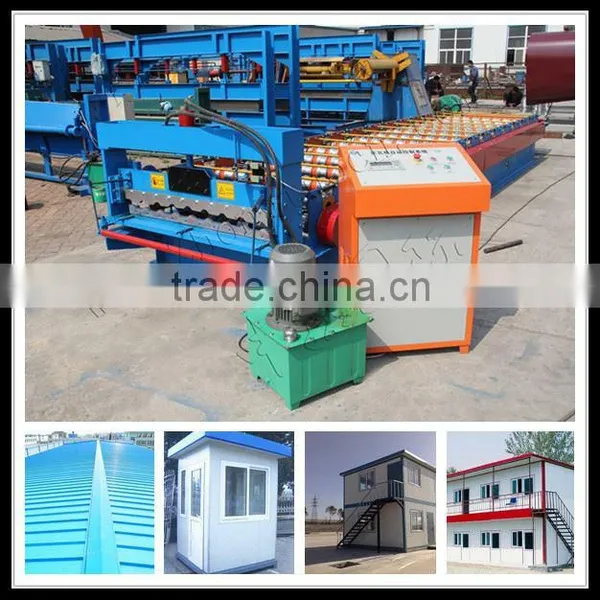 Trapezoidal Sheets Metal Roof Roll Forming Machinery ,prepainted Forming Machine