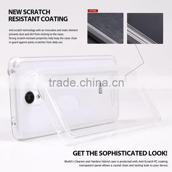 Keno Ultra Thin Transparent Clear Plastic Hard Mobile Phone Case For Xiaomi Redmi Note 2 photo-2