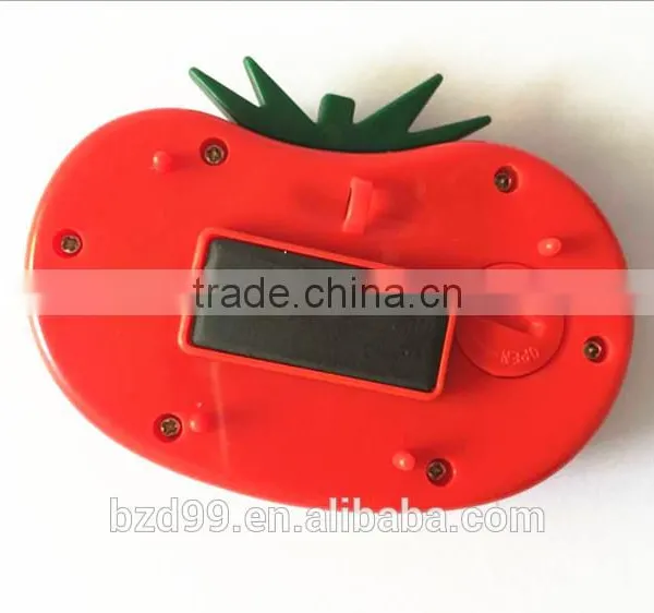 New Style Custom Tomato Orange Fruit Set Electronic Countdown & Countup Mini Kitchen Timer in Red photo-6