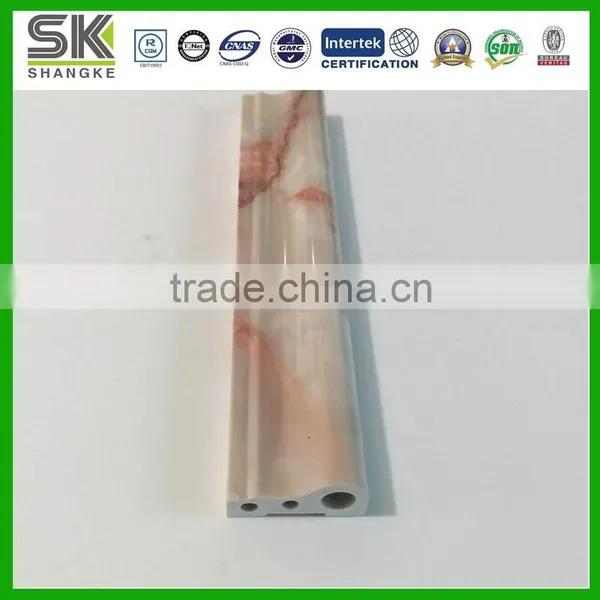 Artificial Stone Marble Tile Decorative Pvc Edge Trim