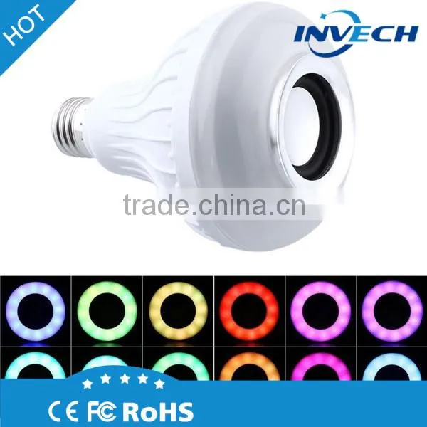 Smart Wireless Led Bulb Lighting Bluetooth Light Bulb Speaker 12w photo-5