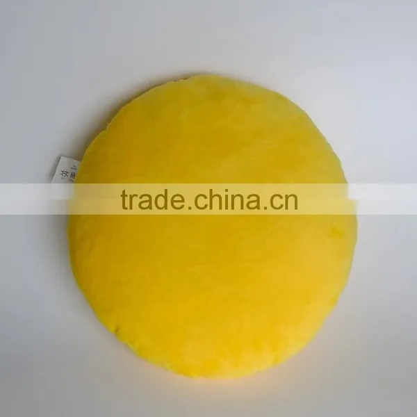 Cute Emoji Smiley Yellow Pillows Cushions Cartoon Face Round Emoji Pillow Decorative Pillows Stuffed photo-5