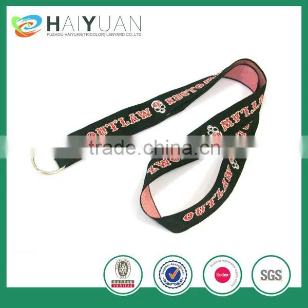 Promotional Remove Before Flight Woven Lanyards
