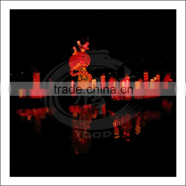 Chinese Red Silk Dragon Lantern photo-2