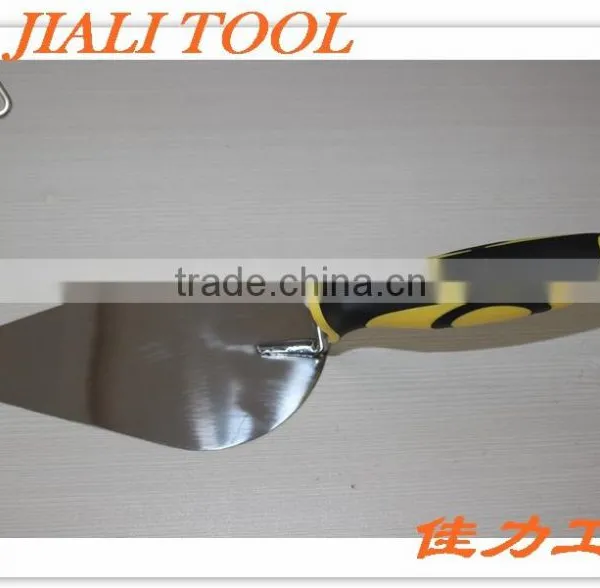 Bricklaying Trowel With Stainless Steel Blade / Double Color Handle Tools photo-4