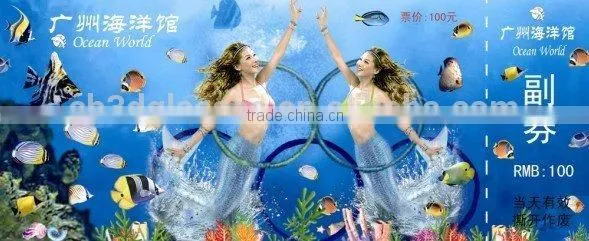 Memory Value 3D Lenticular Tickets for Parks, From 3D-WORLD Brand,TC-P02 photo-2