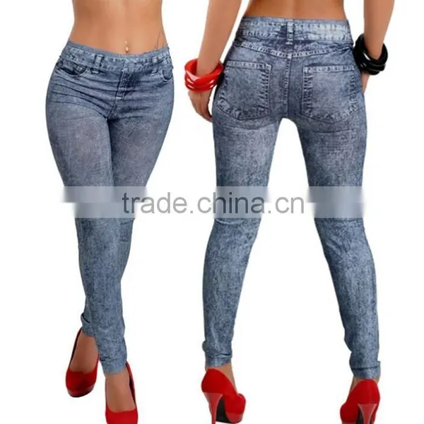 New Style The Thin Elastic Snowflakes Cowboy Feet Pants Render Women Pants photo-4