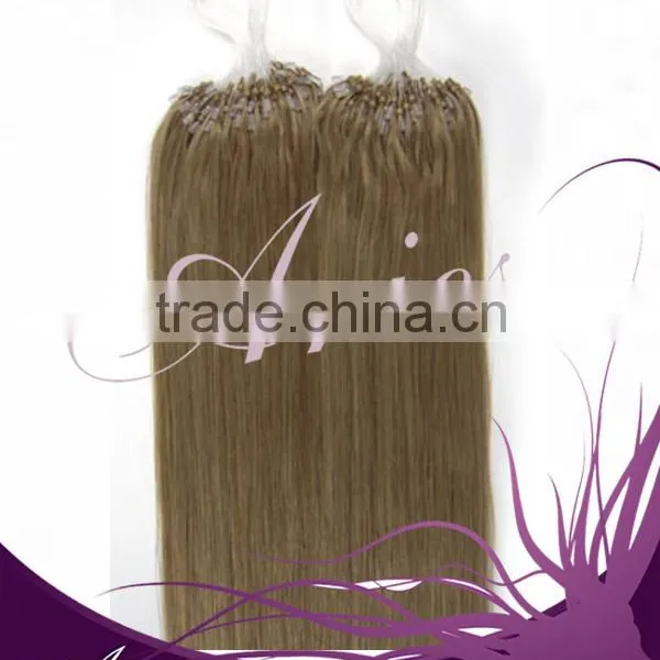 100% Indian Remy Human Hair Micro Ring Loop Hair photo-6
