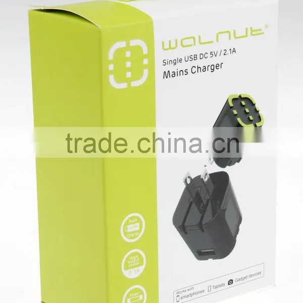 3A Type C With 2.4A Single USB UK Wall Charger photo-3