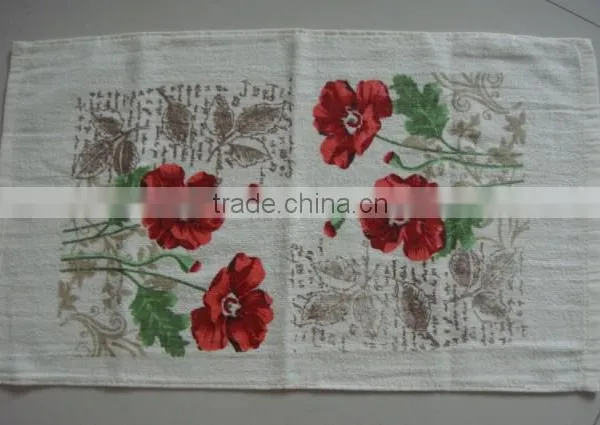100% Cotton Reactive Printing Stock Tea Towel Wholesales photo-3