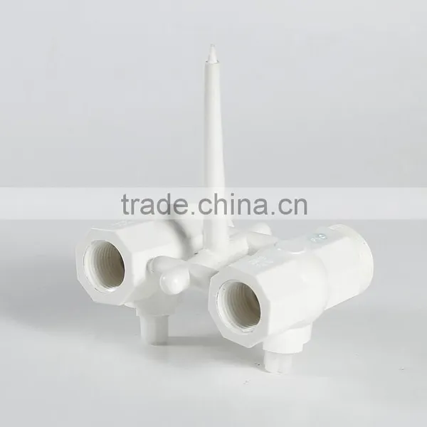 GLD High Quality Brand New Compression Lever Handle Plastic Ball Valve Fitting Double Ferrule photo-2