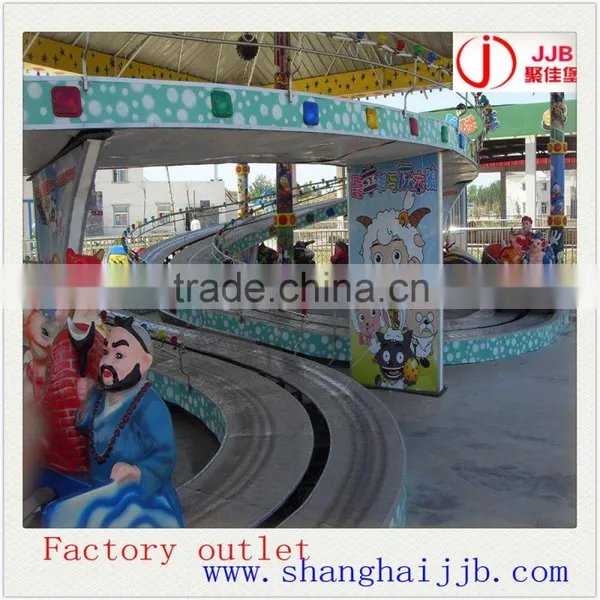 Outdoor Kids Amusement Train Electric Ride on Train With Tracks Kids Electric Train for Sale photo-3