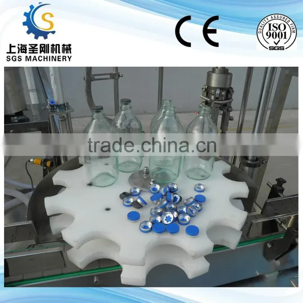 Bottling Line of Automatic IV Infusion Vial Filling Stoppering Capping Machine photo-4